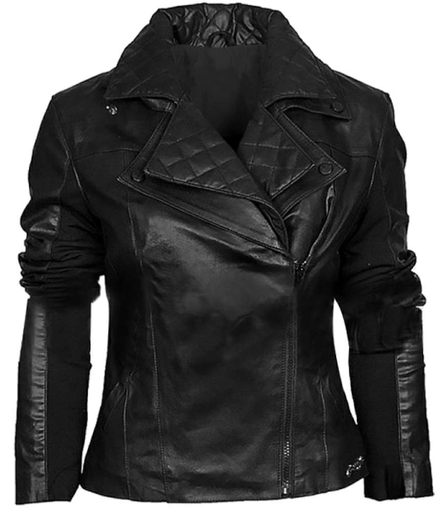 black women leather jacket / womens cheap leather jacket/ womens black leather jacket