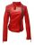 Red Valentine Jacket, Genuine Lambskin Leather 2020 Women