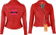 Womens Red Leather Jacket