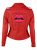 Genuine Womens Red Leather Jacket 20’s